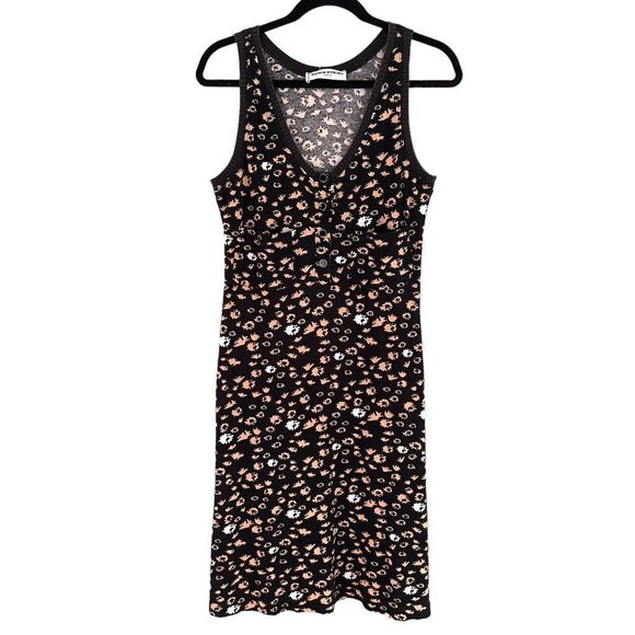 SONIA RYKIEL Floral Knit Knee Length Dress - Picture 1 of 3